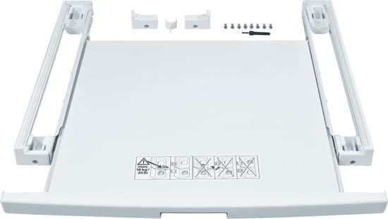 Bosch WTZ11400 verbindingsset met uittrekplank – droger op wasmachine