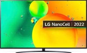 LG 65NANO766QA - 65 inch - 4K NanoCell - 2022