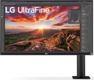 LG Ergo 32UN880 - 4K IPS USB-C Monitor - 60w - 32 Inch