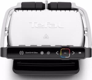 Tefal OptiGrill Elite GC750D - Intelligente Contactgrill - 12 Automatische Programma's - Digitale grillassistent - Gaarheidsindicator - Boostfunctie voor grillstrepen - 2000W - RVS