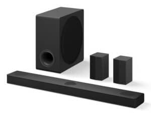 LG US80TR, 5.1.3 kanalen, 580 W, DTS Digital Surround, DTS:X, Dolby Atmos, Dolby Digital, Bass Blast, Bass Blast+, 96 kHz, Zwart