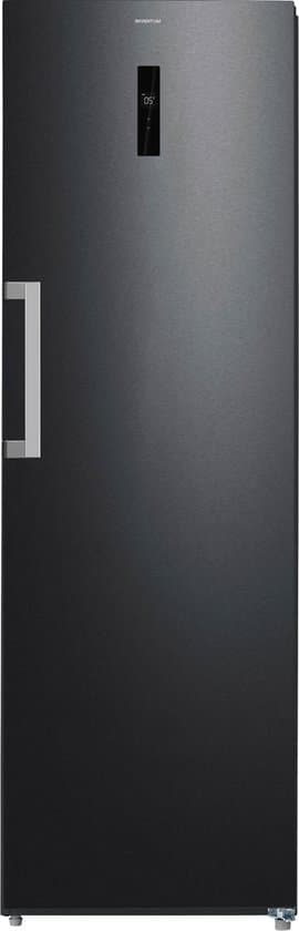 Inventum KK1850B energiezuinige koelkast 185 cm hoog – 362 liter – Kastmodel – Zonder vriesvak – Superkoelen – Energielabel C – Vrijstaand – Zwart