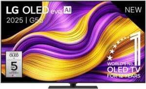 LG G5 OLED65G56LS - 65 inch - 4K OLED Evo Max - 2025
