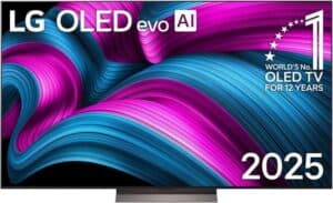 LG OLED48C5ELB OLED evo AI C5 4K Smart TV 2025 48 inch