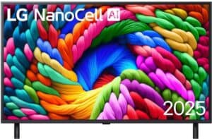 LG NANO90 43" NanoCell AI 4K HDR Smart TV 2025 - 43NANO90A6B
