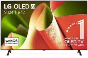 LG OLED65B4ELA.AEU | 65 4K Ultra HD OLED Smart TV | WebOS | Dolby Vision | 120Hz | Perfect Black