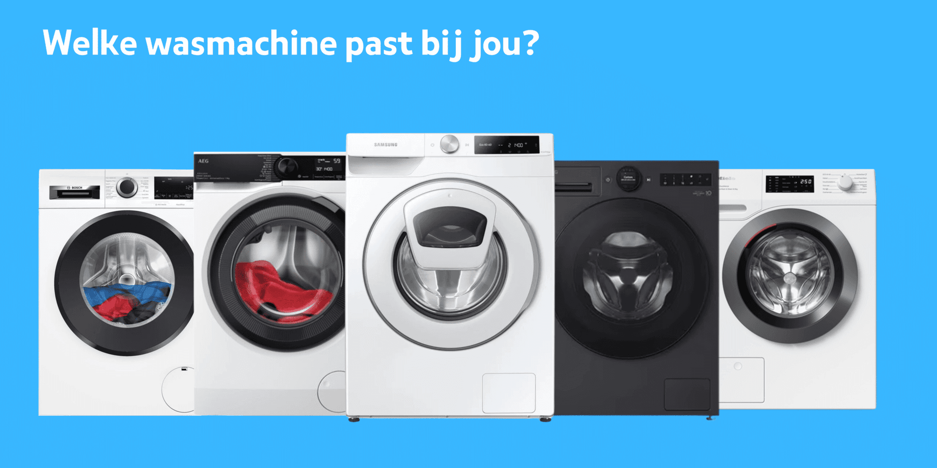 Welke wasmachine kopen in 2026? Dit zijn de 10 beste modellen